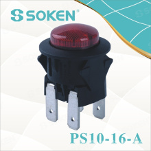 Small Red Push Button Switch